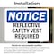 Signmission 7 in Height, 10 in Width, Vinyl Decal, Rectangle OS-2PACK-NS-D-710-L-18015 - alternate 4